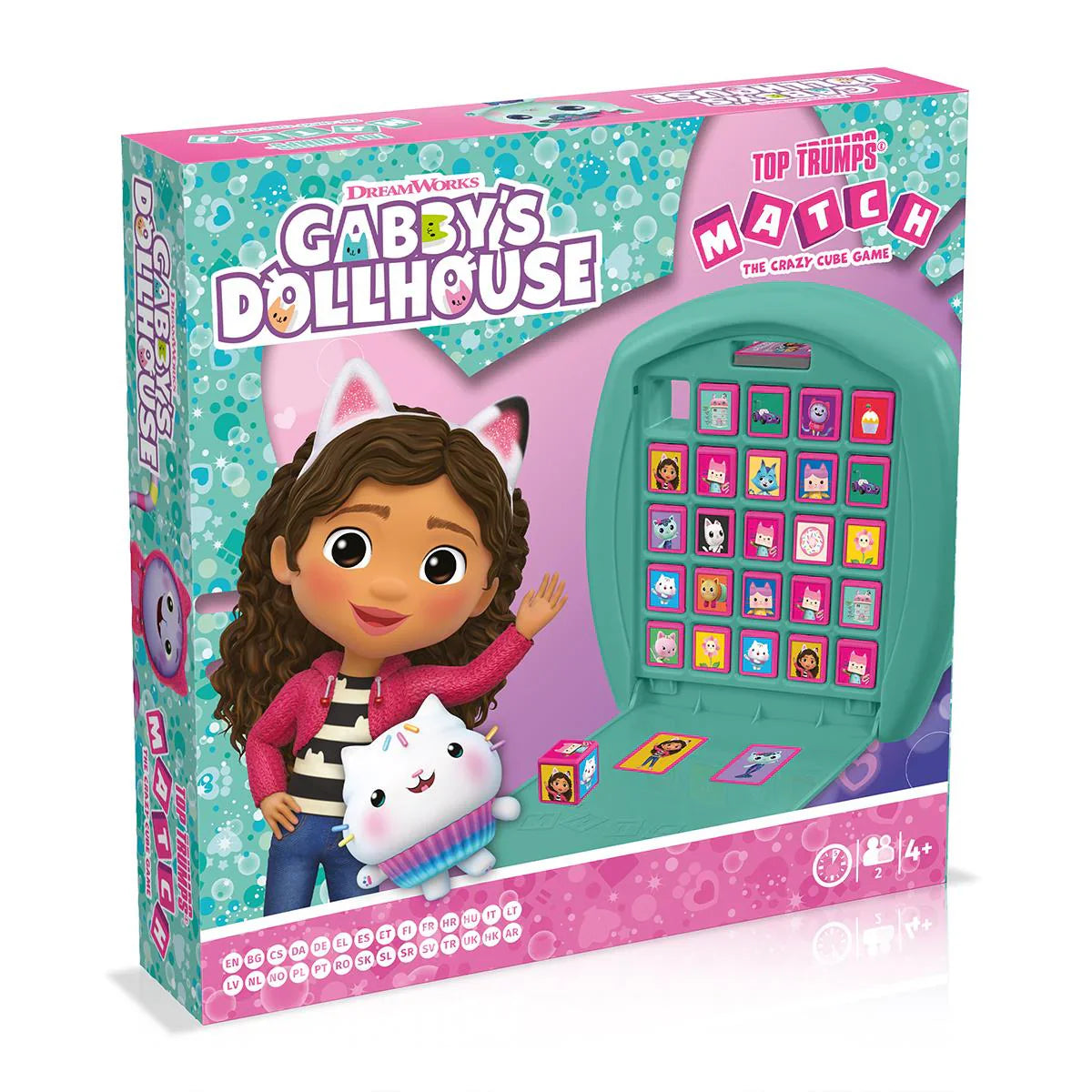Top Trumps Match Gabby's Dollhouse - The Crazy Cube Game